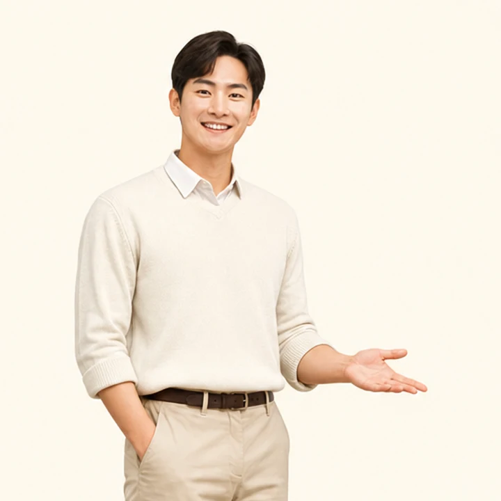 전기차 장기렌트 상담 신청을 안내하는 담당자